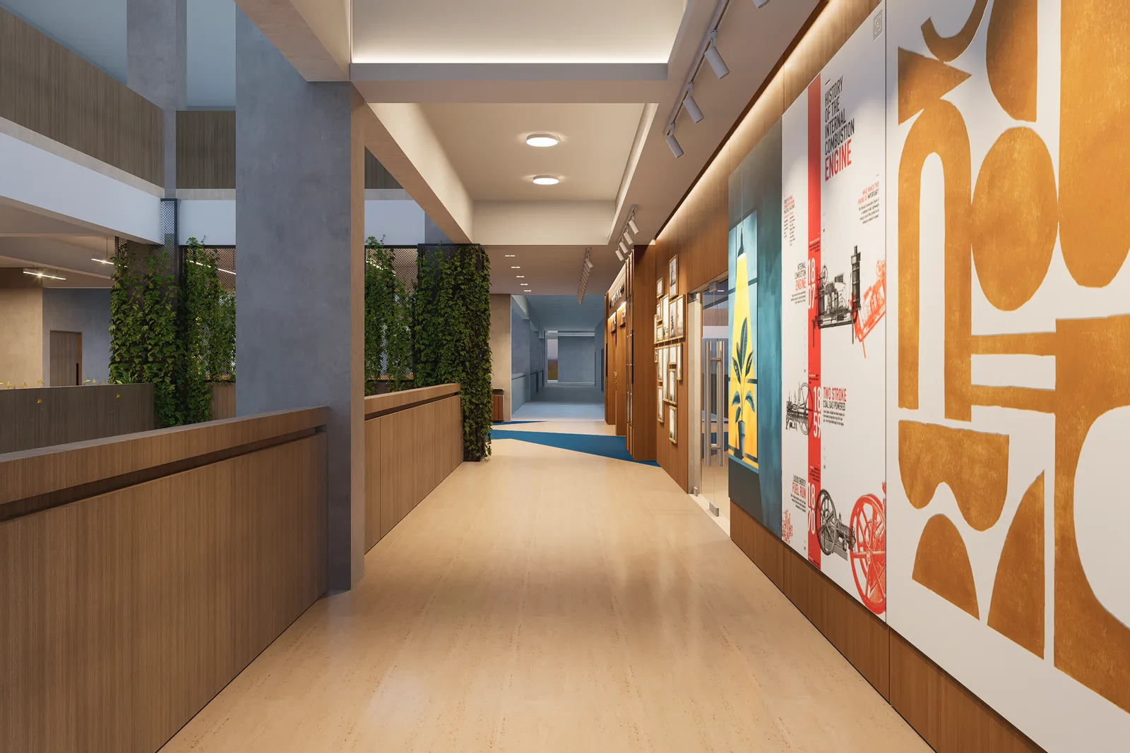 BISC (Nirjhor) Common Area Interior, Nirjhor Residential Area, Dhaka Cantonment – Flur, Bild 8 von 8