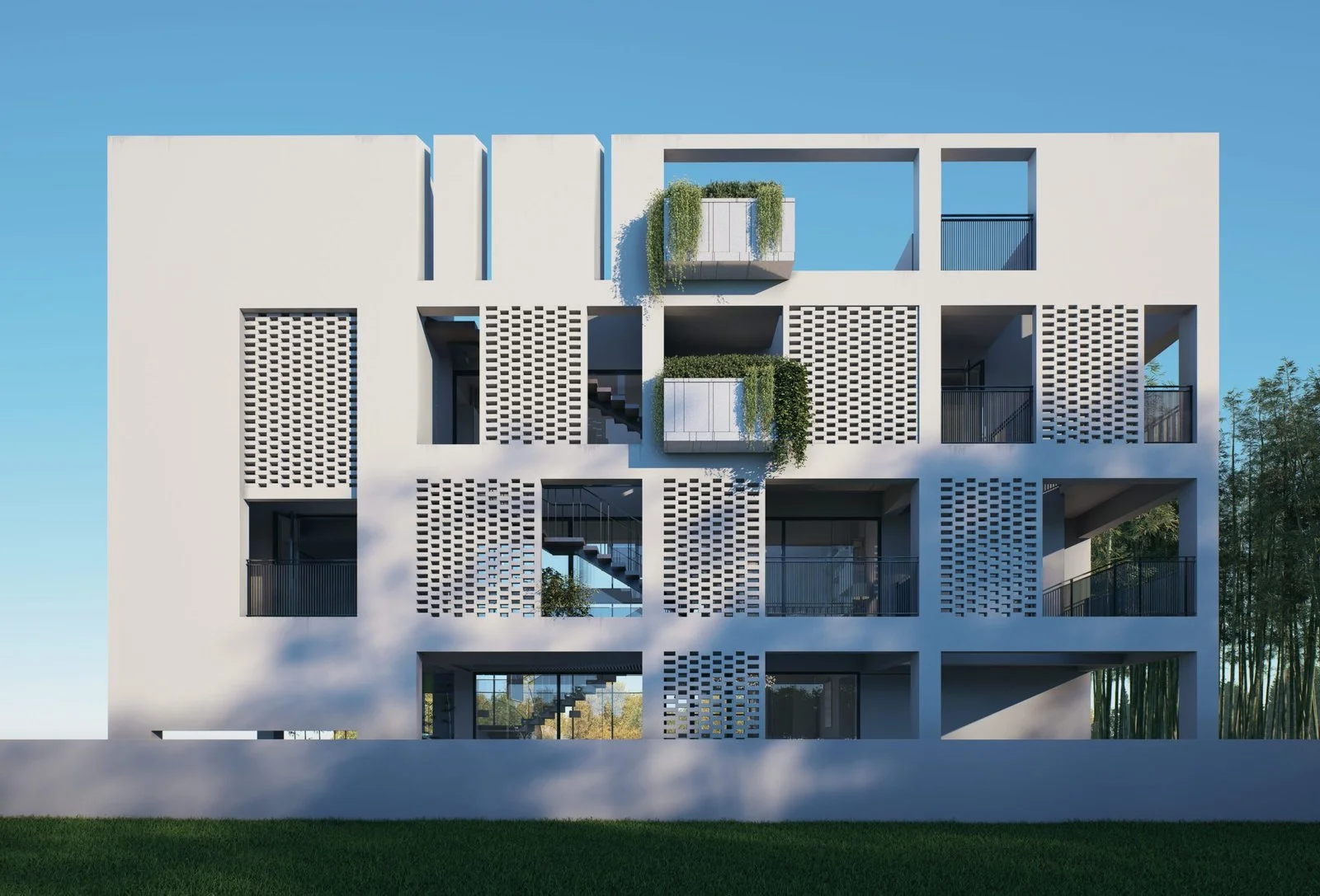 Residence Triplex, Gazipur – Seitenansicht links, Bild 6 von 17