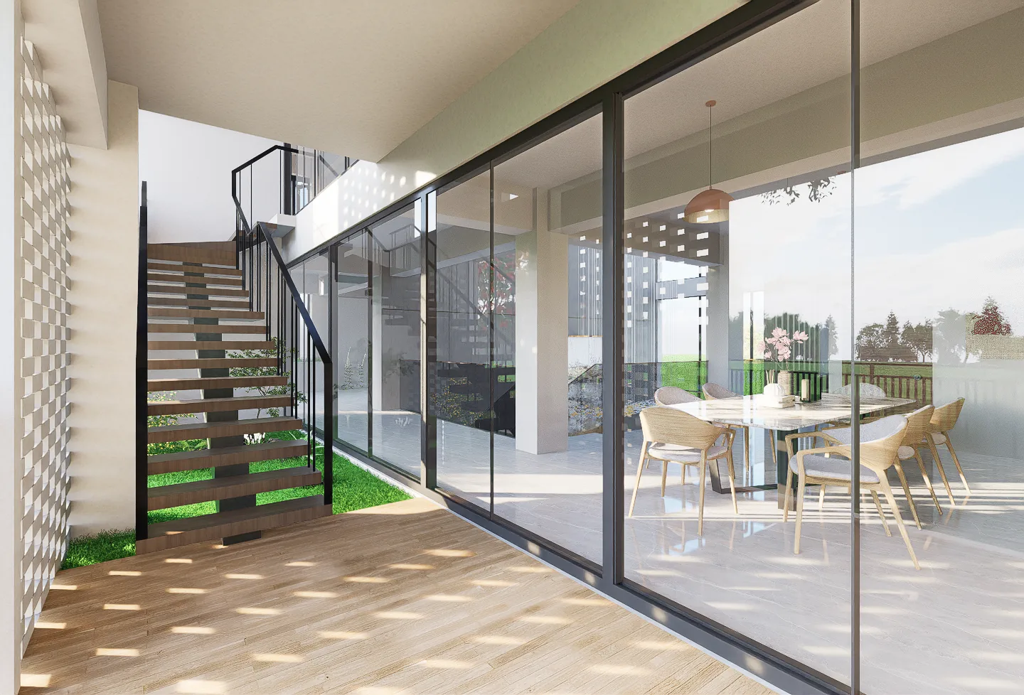 Residence Triplex, Gazipur – Terrassentreppe, Bild 8 von 17